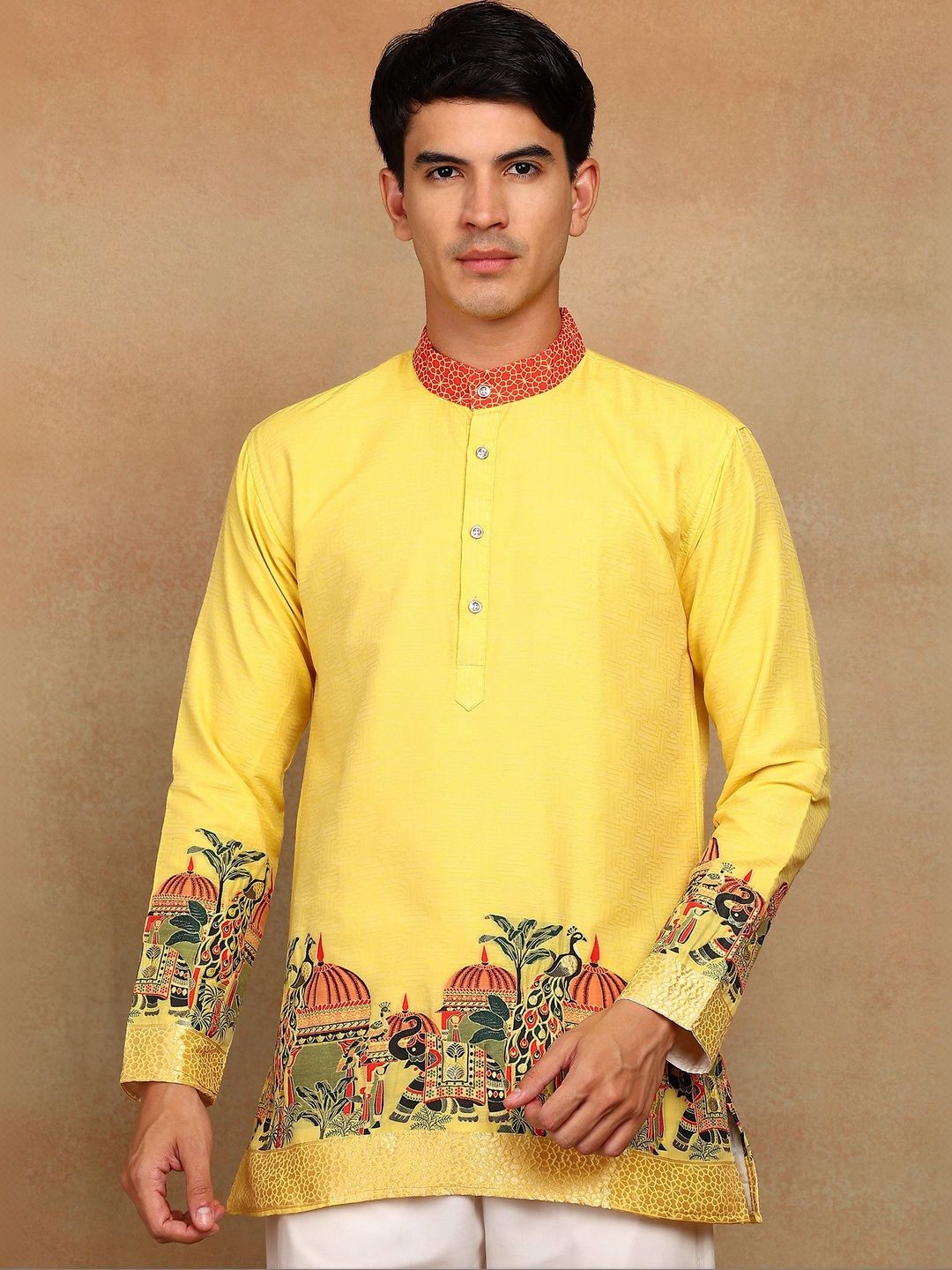 House Of Sanskruti Men Jacquard Kurta-picture-53