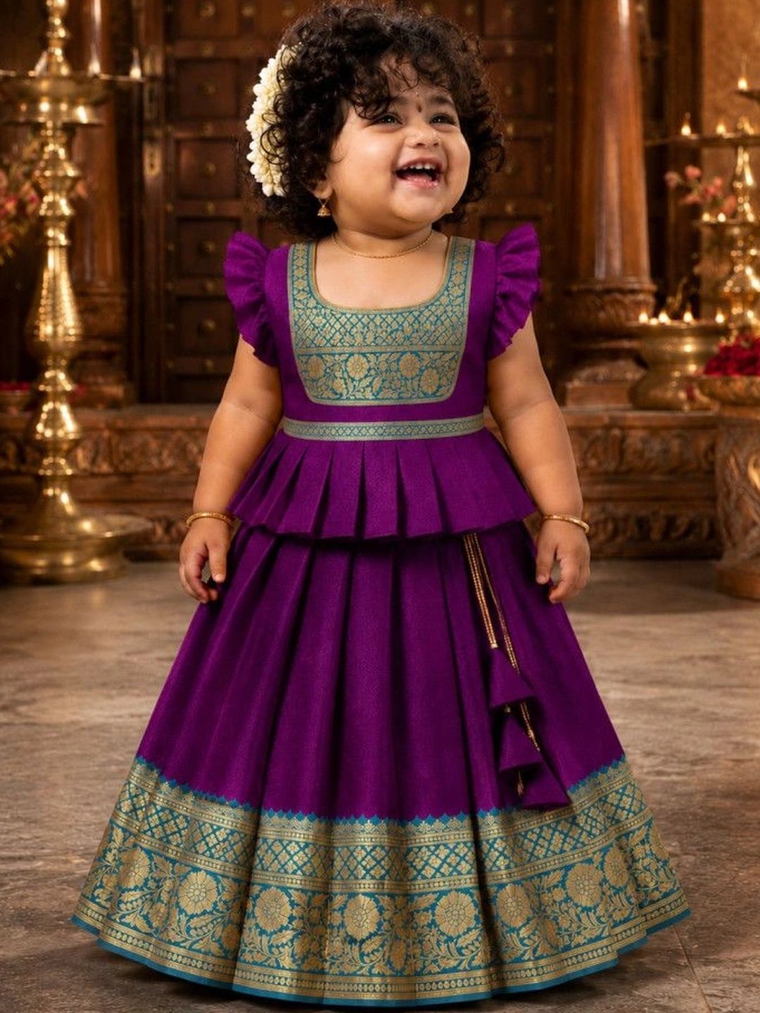Xepon Girls Ready to Wear Lehenga &-picture-22