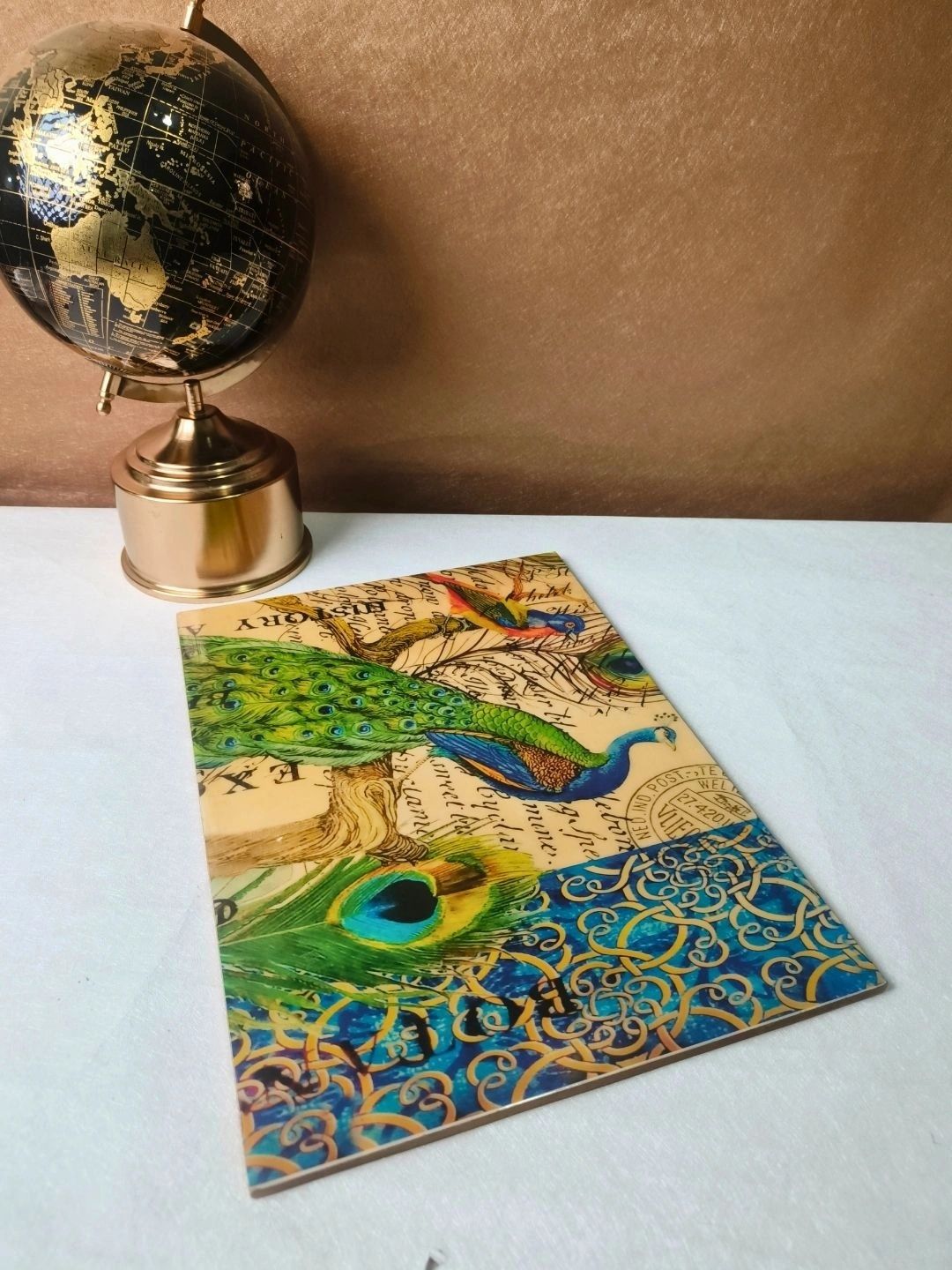 THE HOME CO. Blue & Green Printed Rectangle Table Placemats-picture-26