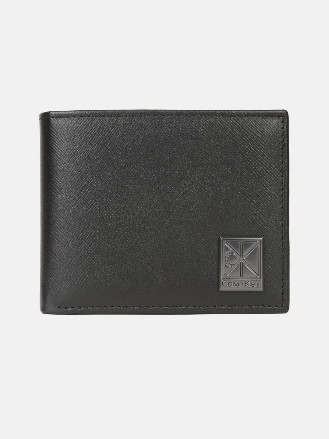 Calvin Klein Men Textured Leather Two Fold Wallet-image-34