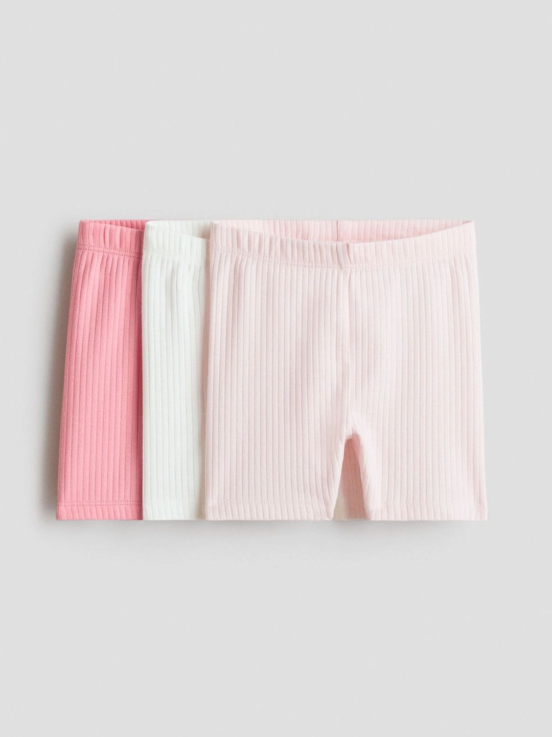 H&M 3-pack ribbed cycling shorts-picture-18