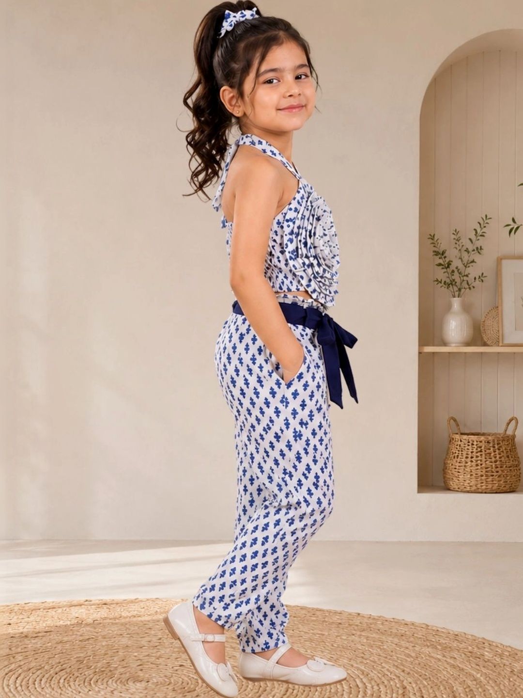 LIL DRAMA Girls Printed Top with Trousers-picture-44