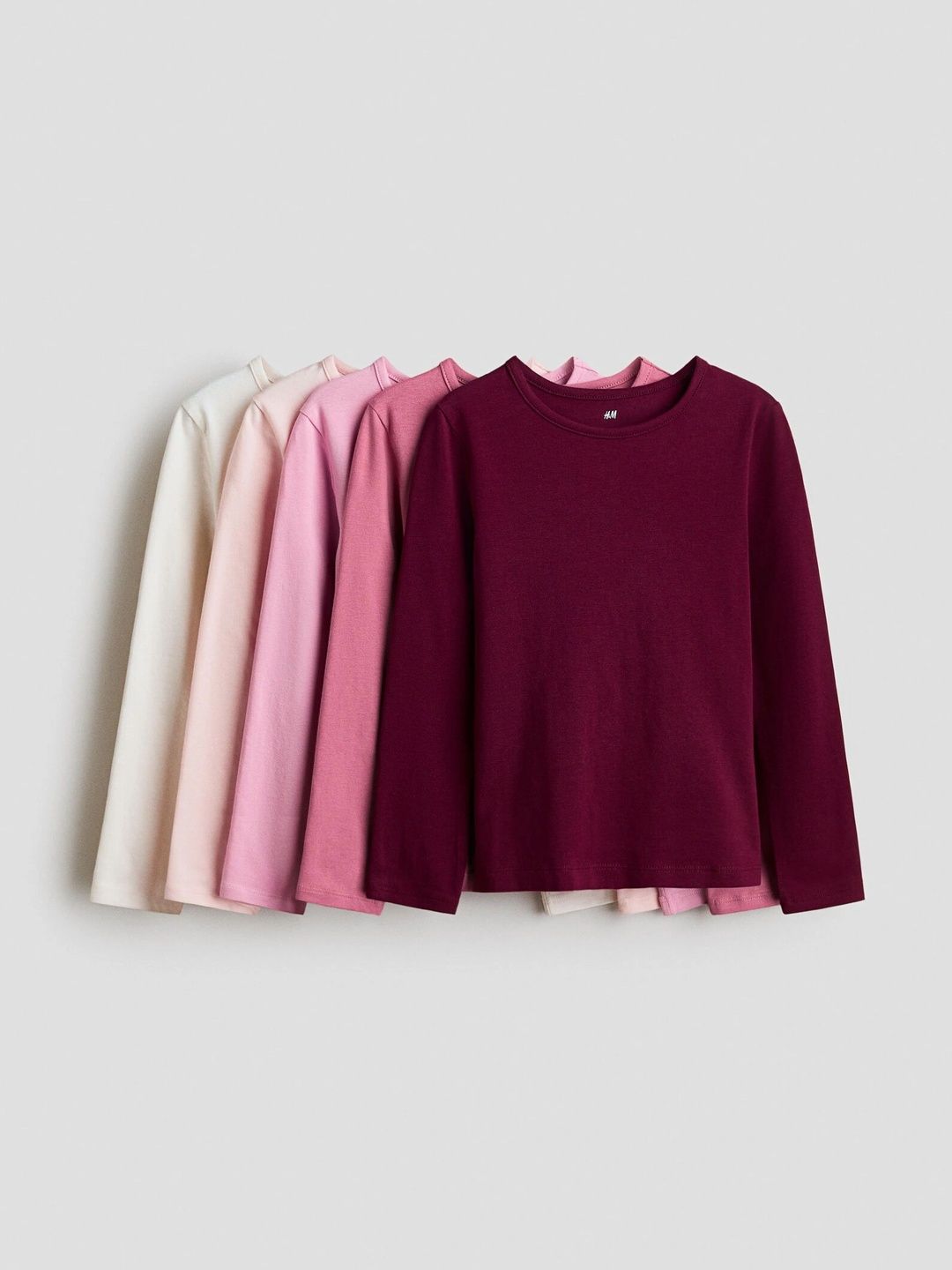 H&M 5-pack long-sleeved T-shirts-picture-44