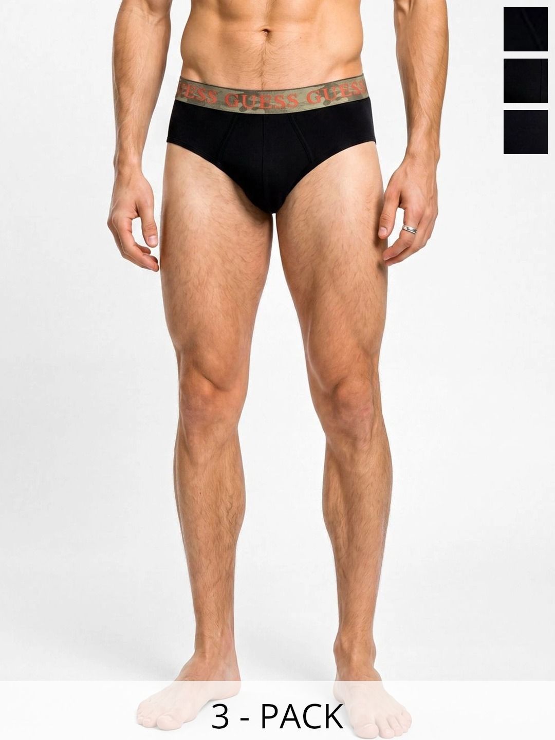 GUESS Men Pack of 3 Cotton Bikini-picture-43