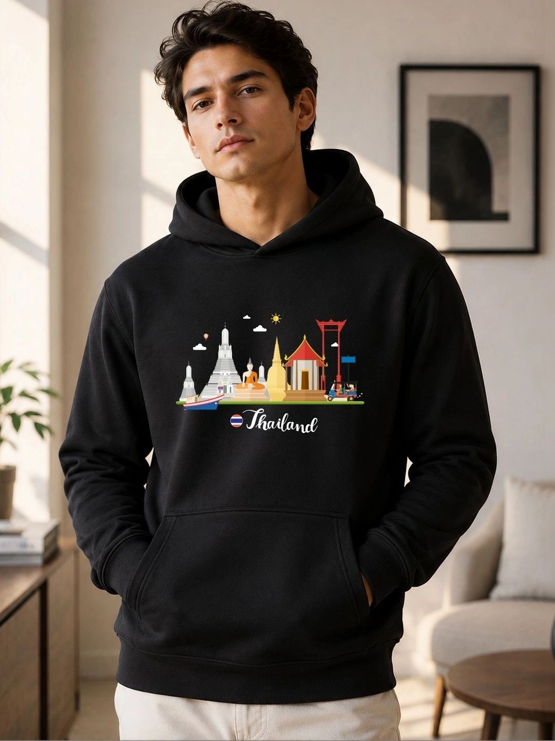 TRENDIFYTEEZ Men Printed Hooded Sweatshirt-picture-21