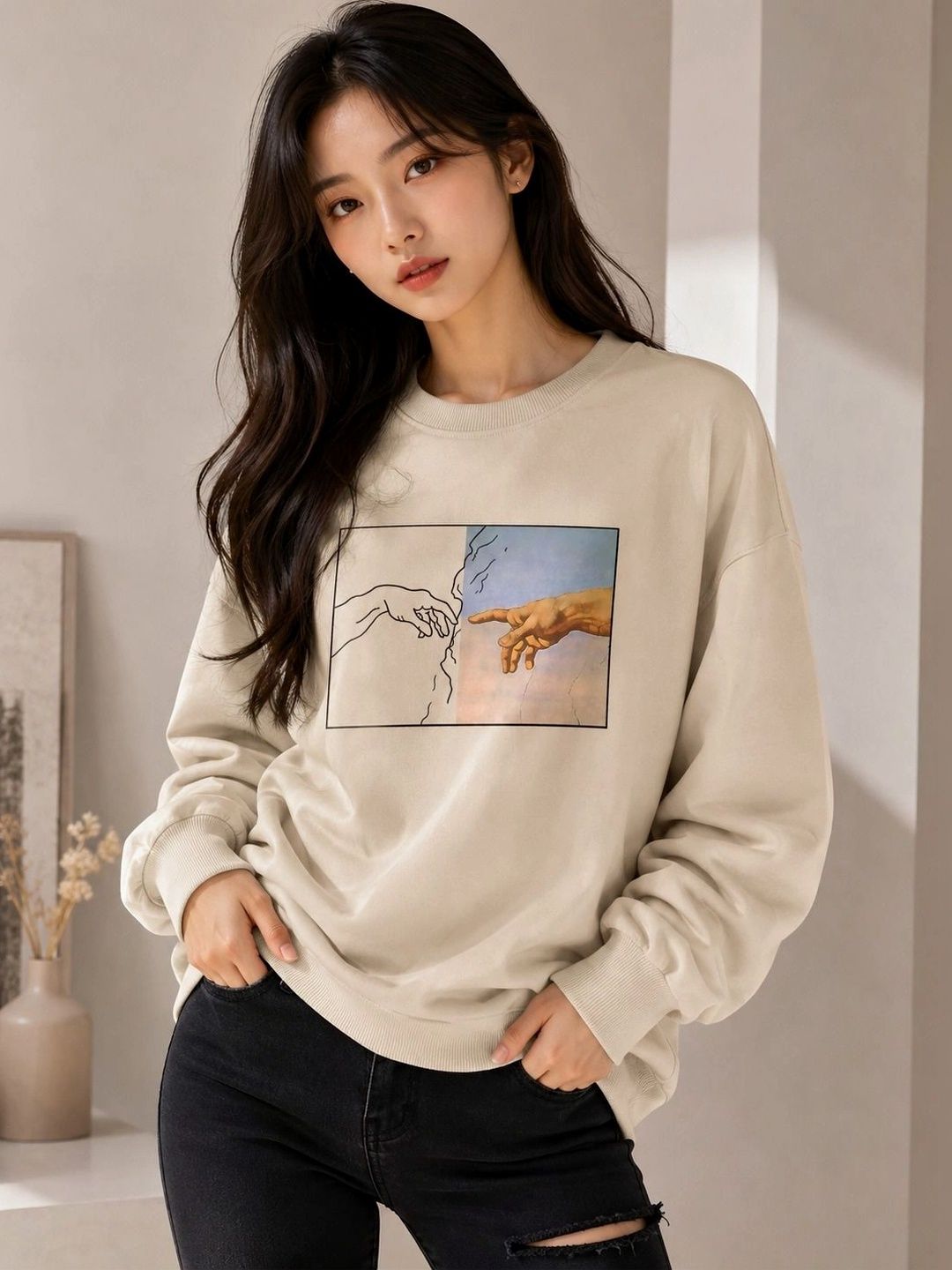Mast & Harbour Women Printed Sweatshirt-picture-53