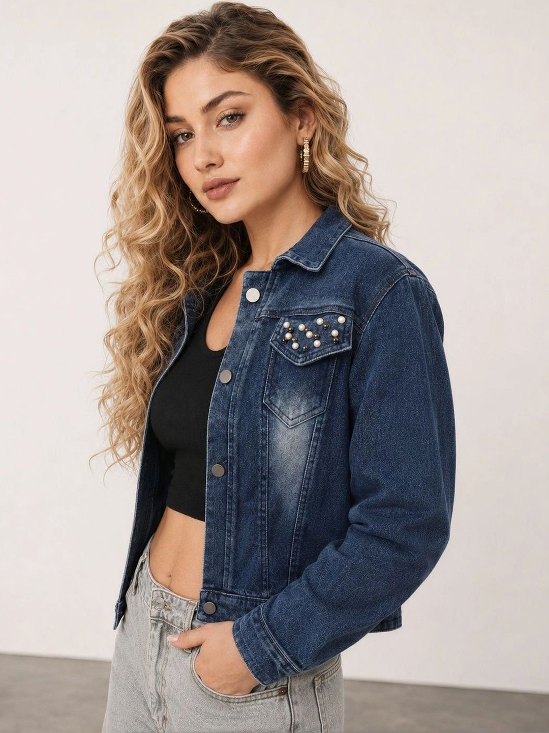 Muhuratam Women Denim Jacket-picture-14