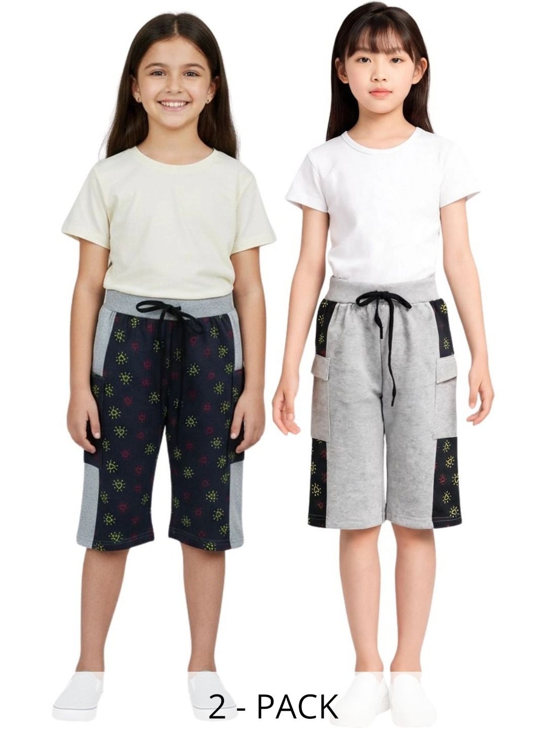 LAKSIMA Girls Printed Shorts-image-41