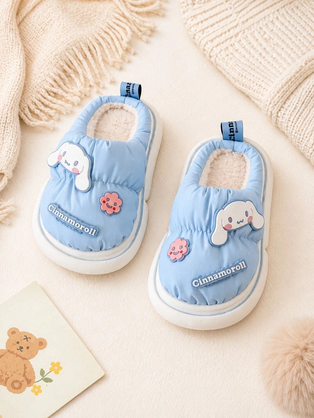 Miscreef Unisex Kids Embellished Room Slippers-picture-52