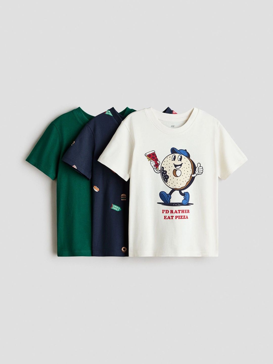 H&M 3-pack printed T-shirts-picture-18