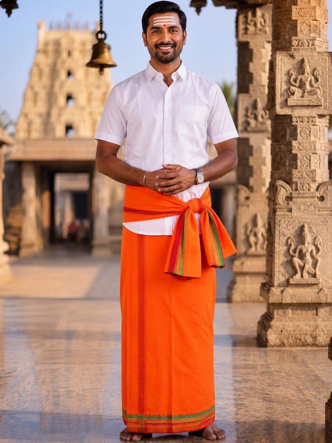 Hornbill Enterprises Men Cotton Dhoti Dhotis-picture-31