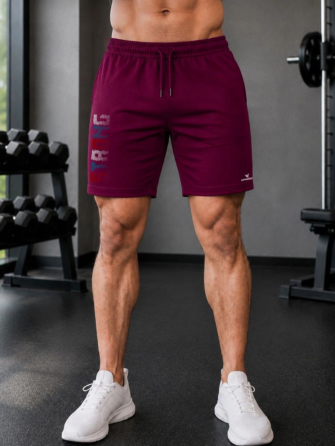 Dpassion Men Typography Training or Gym Sports Shorts-picture-31