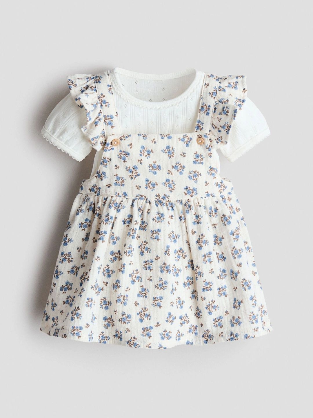 H&M Printed cotton muslin dress-picture-47