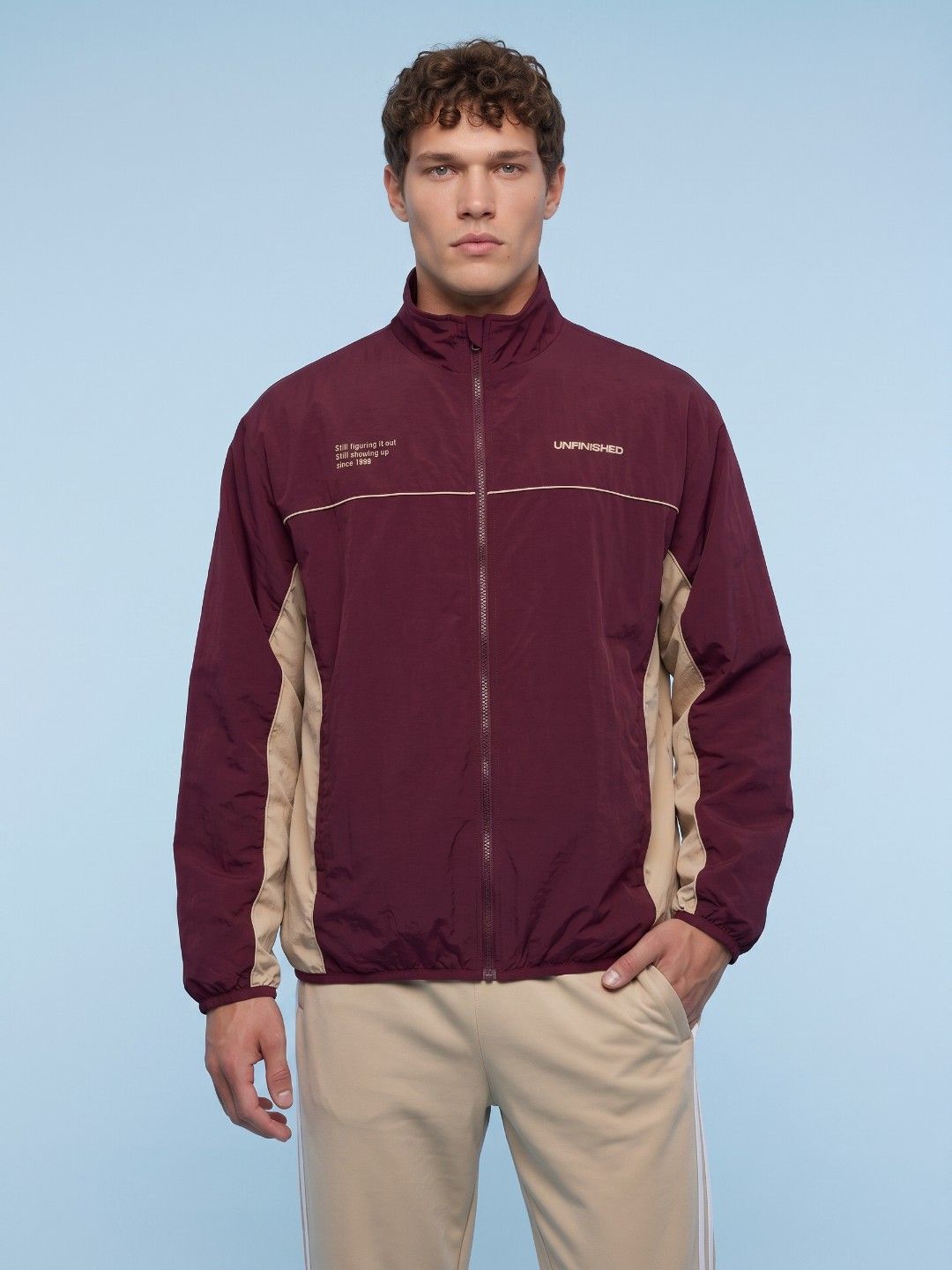 SPORT STREET by glitchez Stand Collar Windcheater Tailored Jacket-picture-46