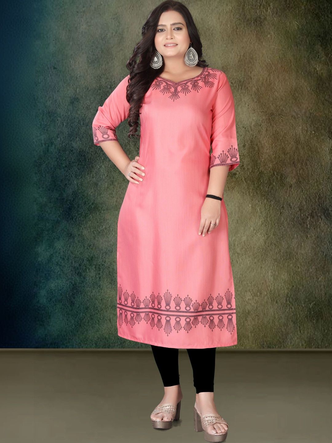 HETSA Ethnic Motifs Printed Kurti-picture-11