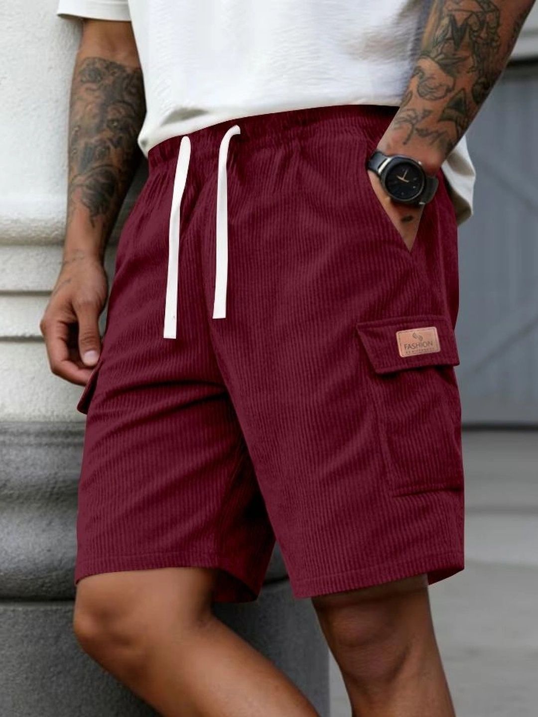 SZN Men Striped Technology Shorts-picture-17