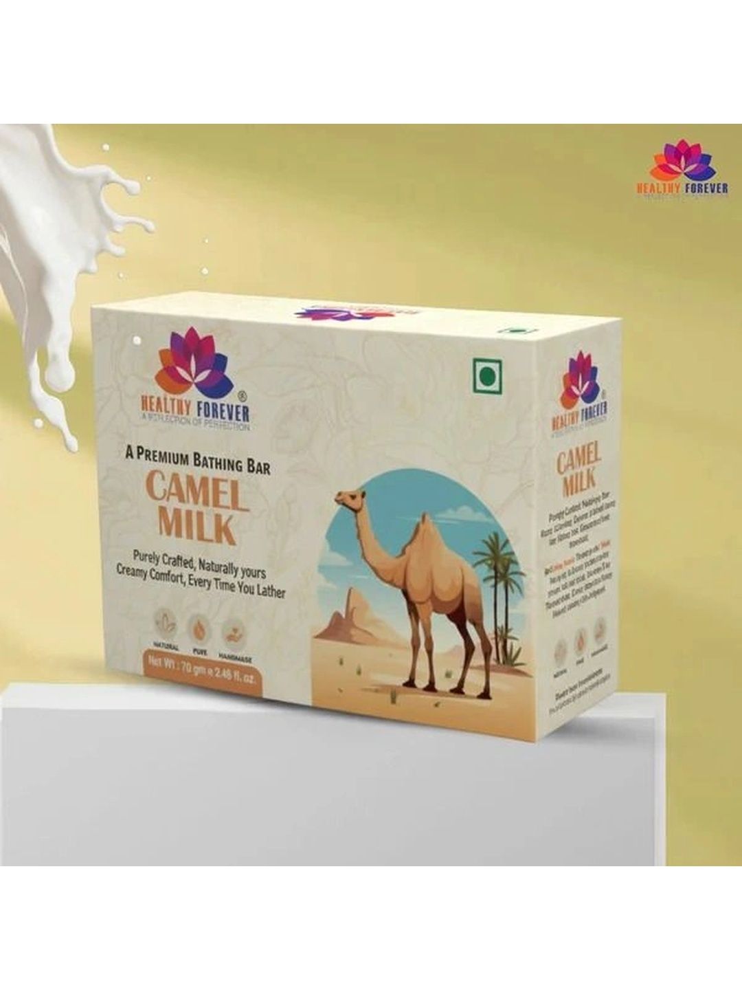 HEALTHY FOREVER Camel Milk Soap For Hydration - 70 g-picture-42