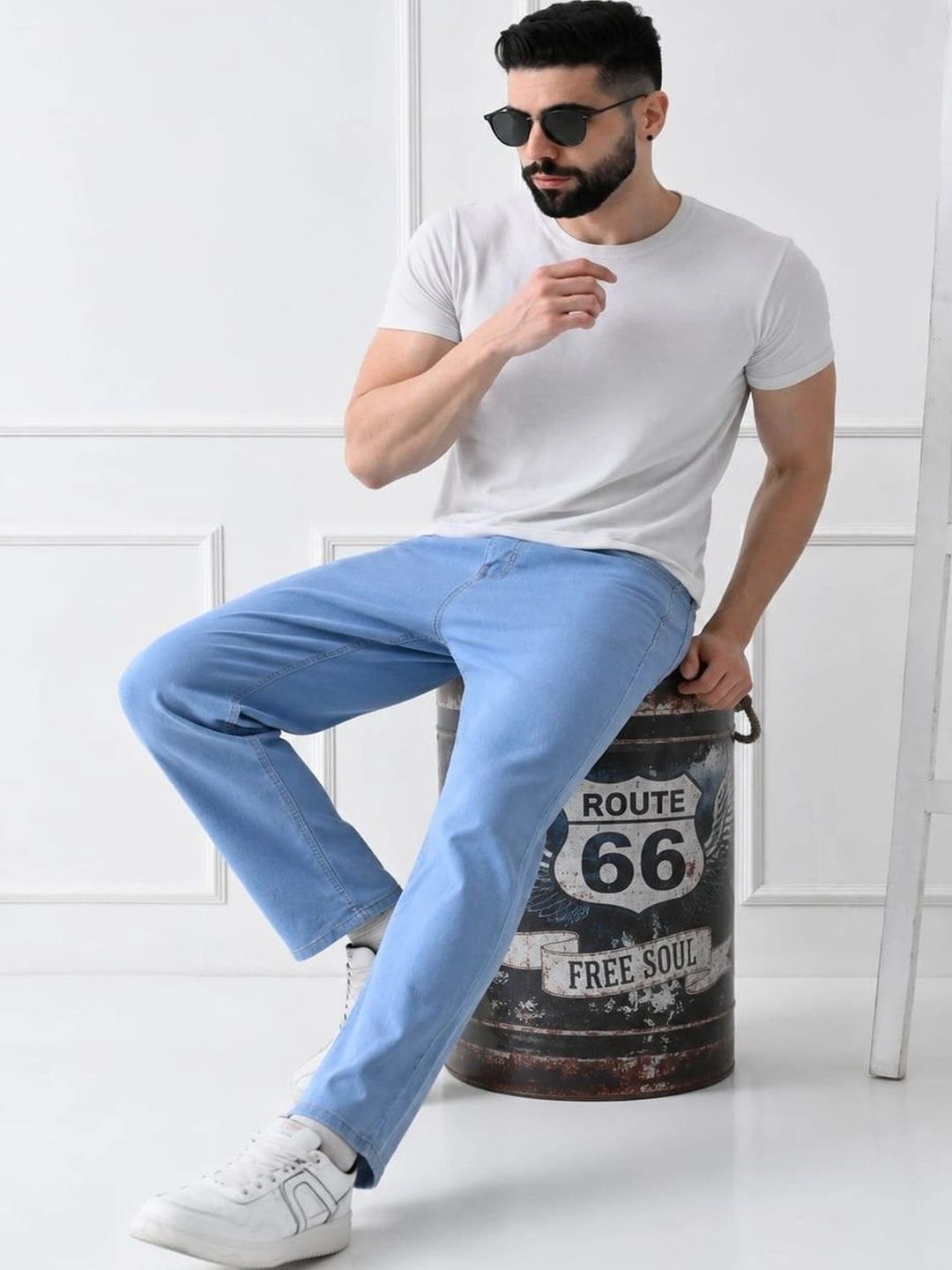 NALAKA Men Regular Fit Mid-Rise Jeans-picture-49