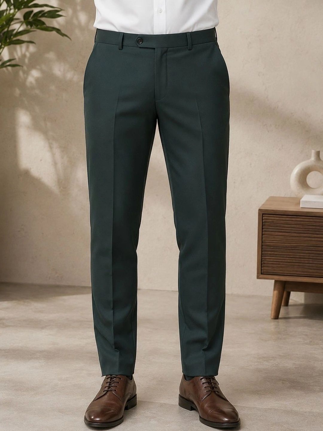 FUBAR Men Slim Fit Pleated Trousers-picture-13