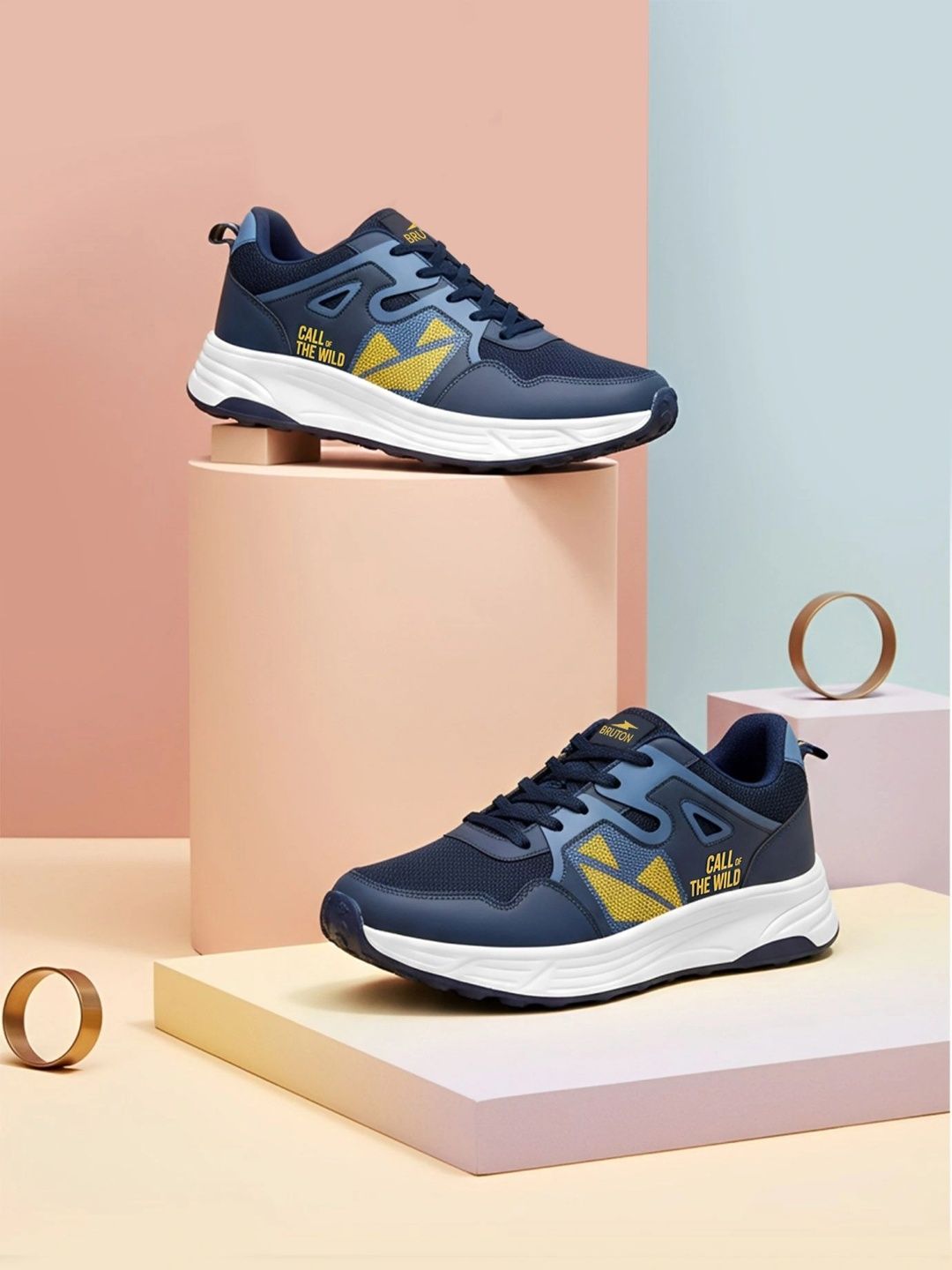 Bruton Men Mesh Running Shoes-picture-33