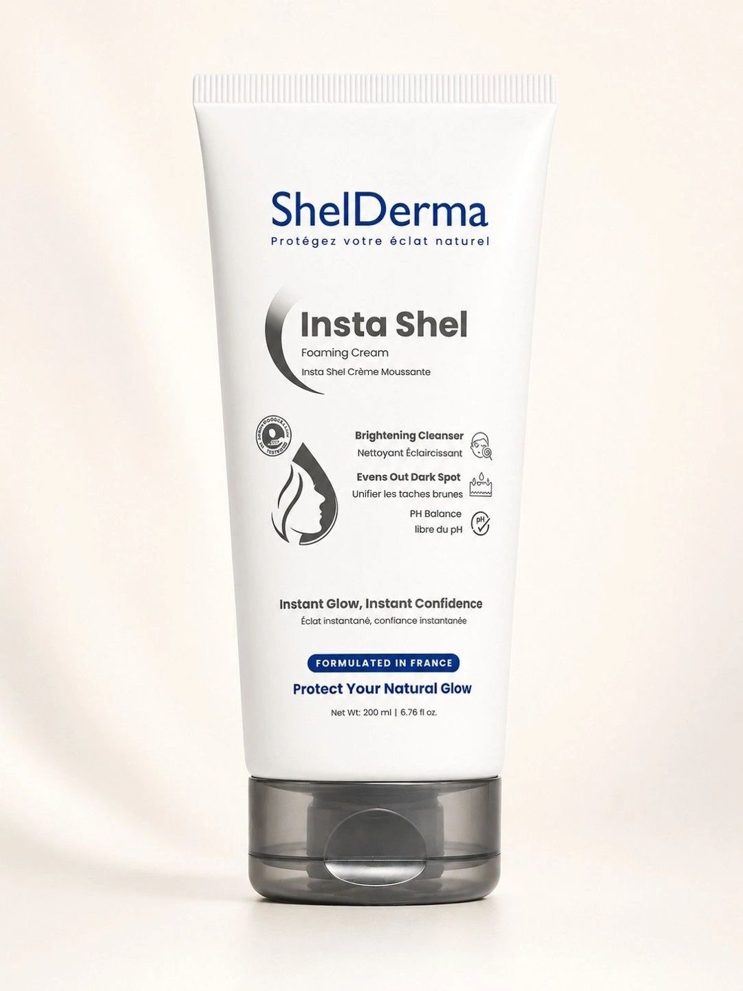 SHELDERMA Insta Shel Foaming Cream Face Wash - 200 ml-image-29