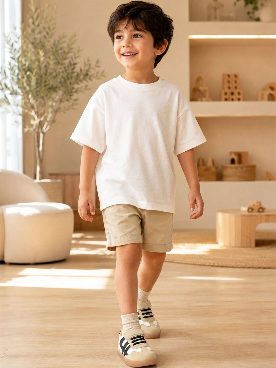 YK Unisex Kids Colourblocked Sneakers-picture-38