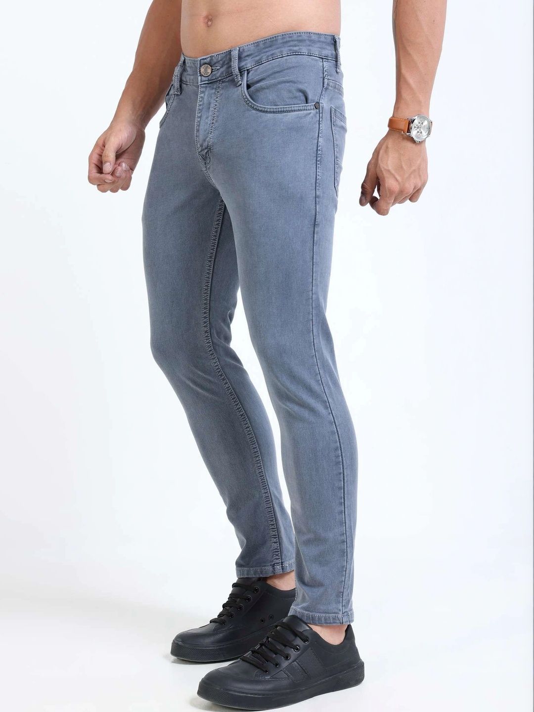Global Jeans Men Slim Fit Mid-Rise Jeans-picture-33