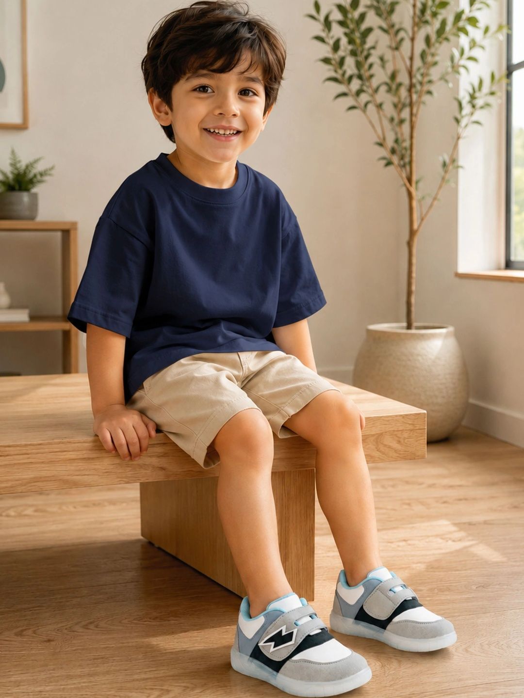 YK Unisex Kids Colourblocked Sneakers-picture-47