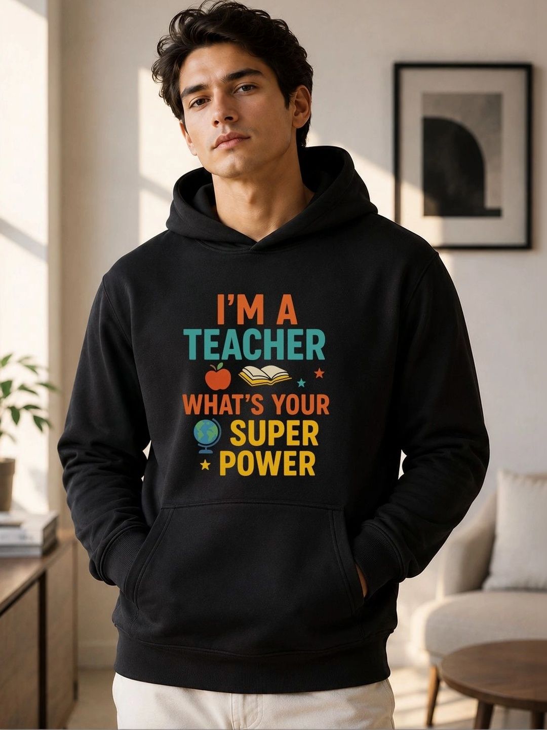 TRENDIFYTEEZ Men Printed Hooded Sweatshirt-picture-19