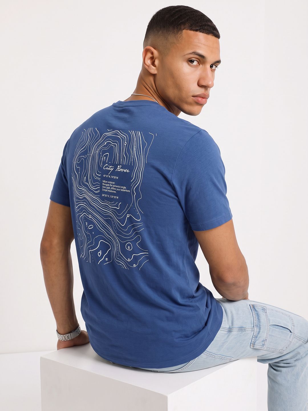 The Roadster Life Co. Graphic Printed Pure Cotton T-shirt-picture-29