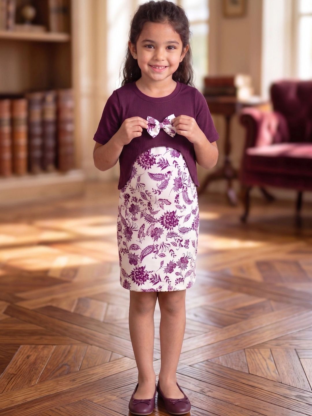 Miss & Chief Floral Print Sheath Dress-picture-56