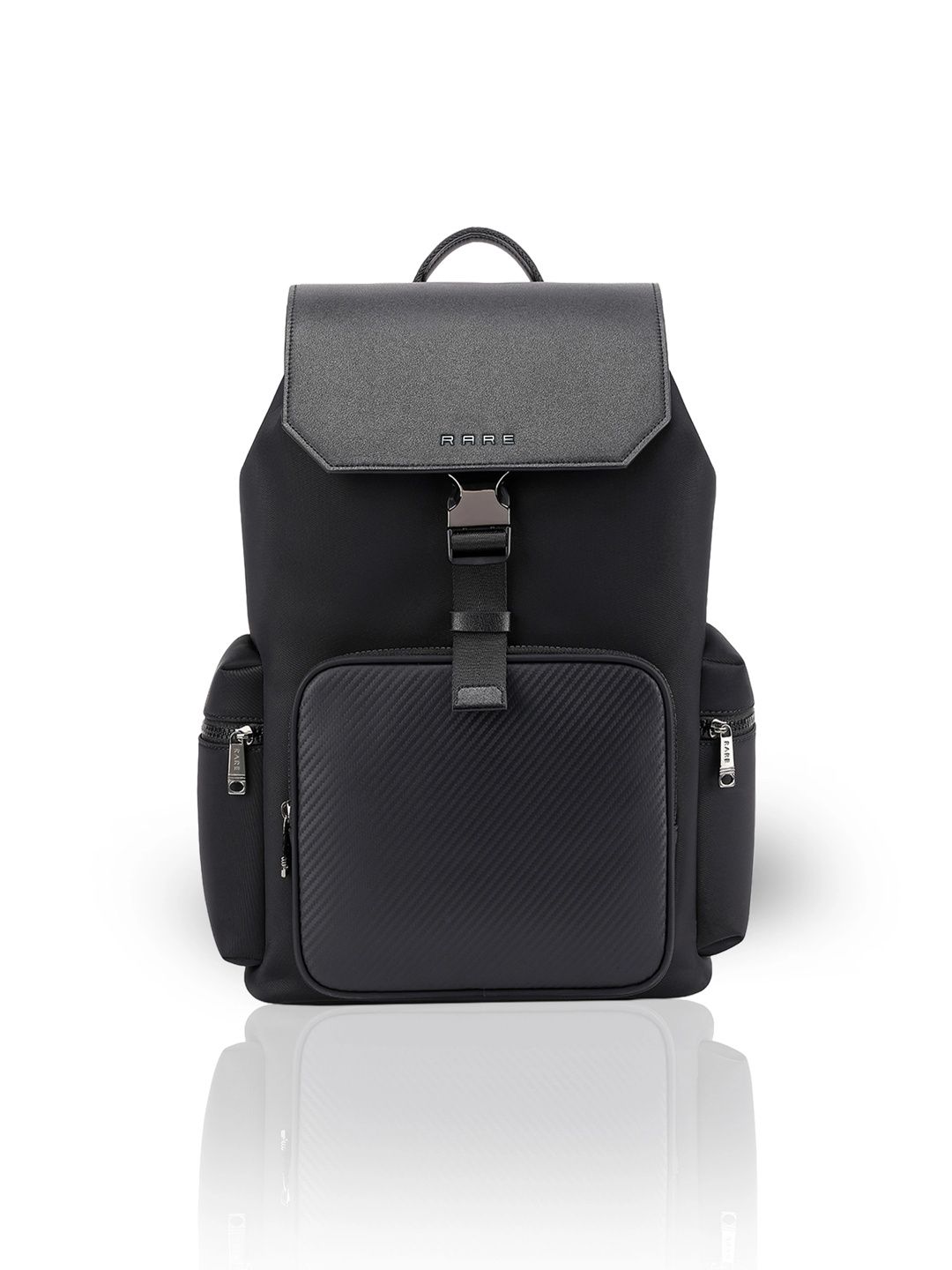 RARE RABBIT Unisex Textured Backpack-image-15
