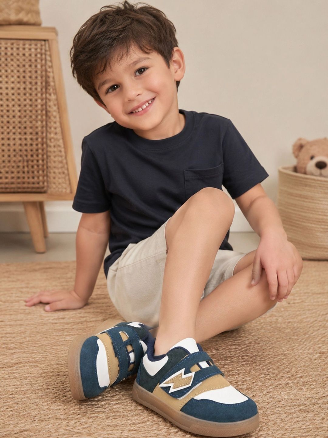 YK Unisex Kids Colourblocked Sneakers-picture-22