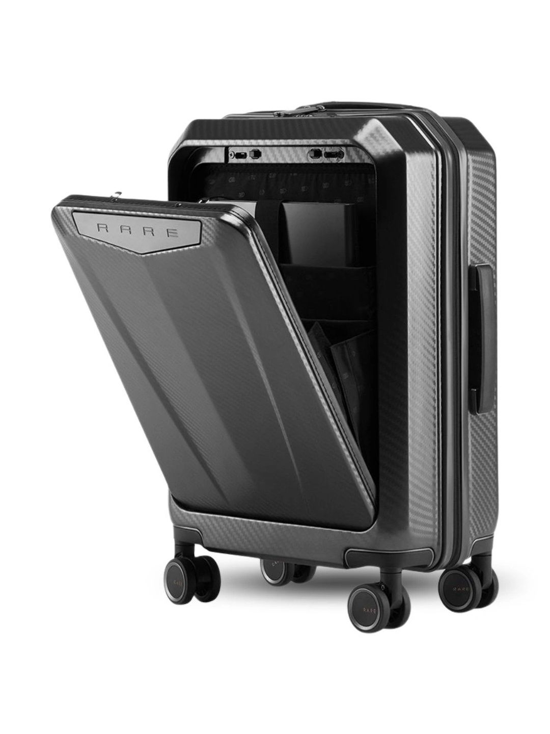 RARE RABBIT Gallardo Textured Hard-Sided Cabin Trolley Suitcase - 55.22 L-image-14