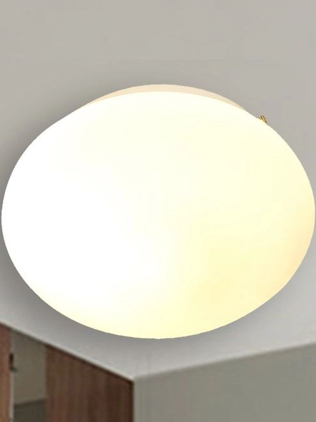 Myntra Elegant Homes White Glass Contemporary Ceiling Lamp-picture-31