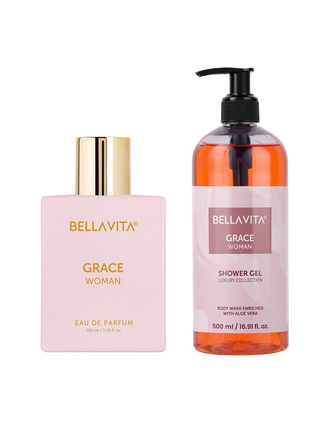 Bella Vita Organic Women Grace Fragrance Combo - Eau De Parfum 100ml & Body Wash 500ml-image-40