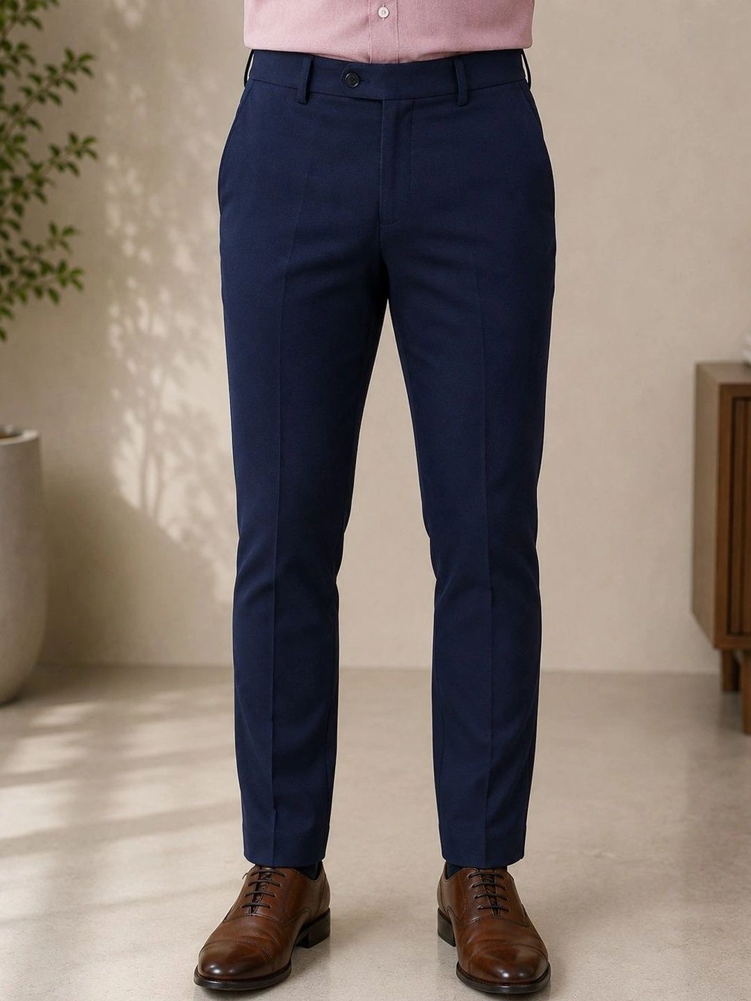 FUBAR Men Easy Wash Pleated Trousers-picture-45