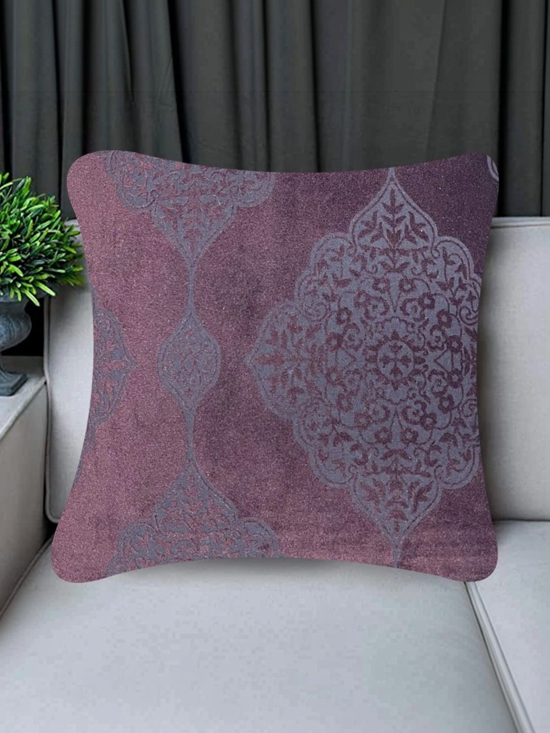 SAJAVAT Purple Velvet Cushion Covers-image-16