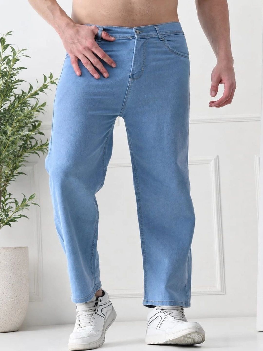 NALAKA Men Regular Fit Mid-Rise Jeans-picture-19