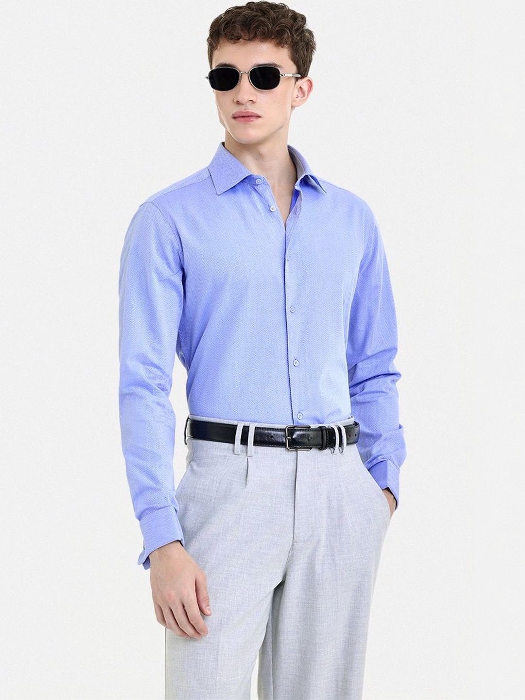 Snitch Men Slim Fit Formal Shirt-picture-31