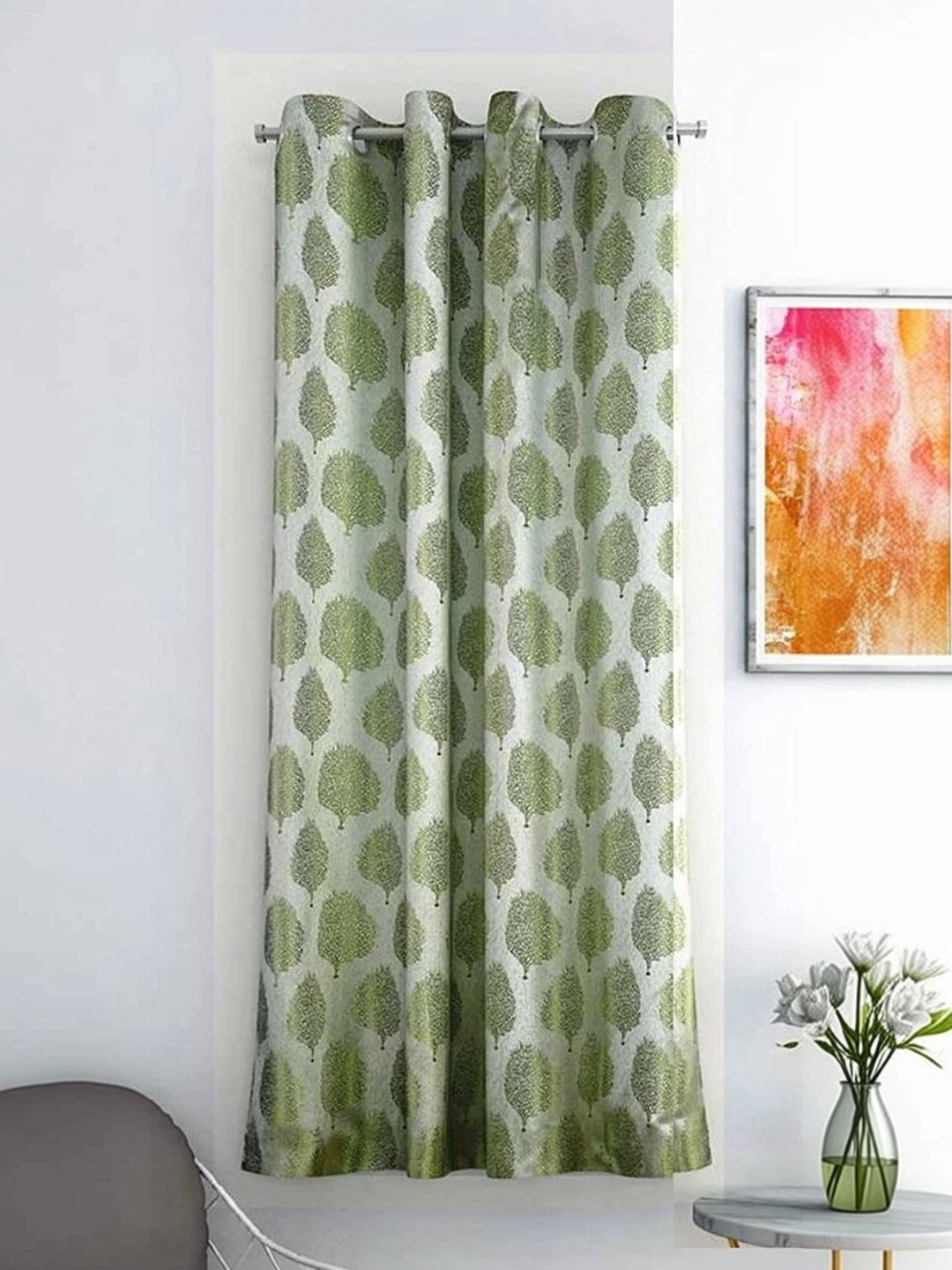 Vervique Green Room Darkening Window Curtain-image-17