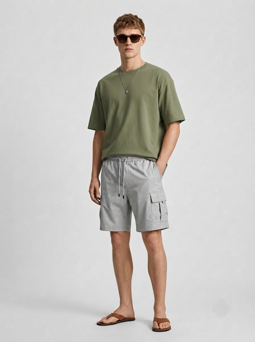 Suo Men Cargo Shorts-picture-39