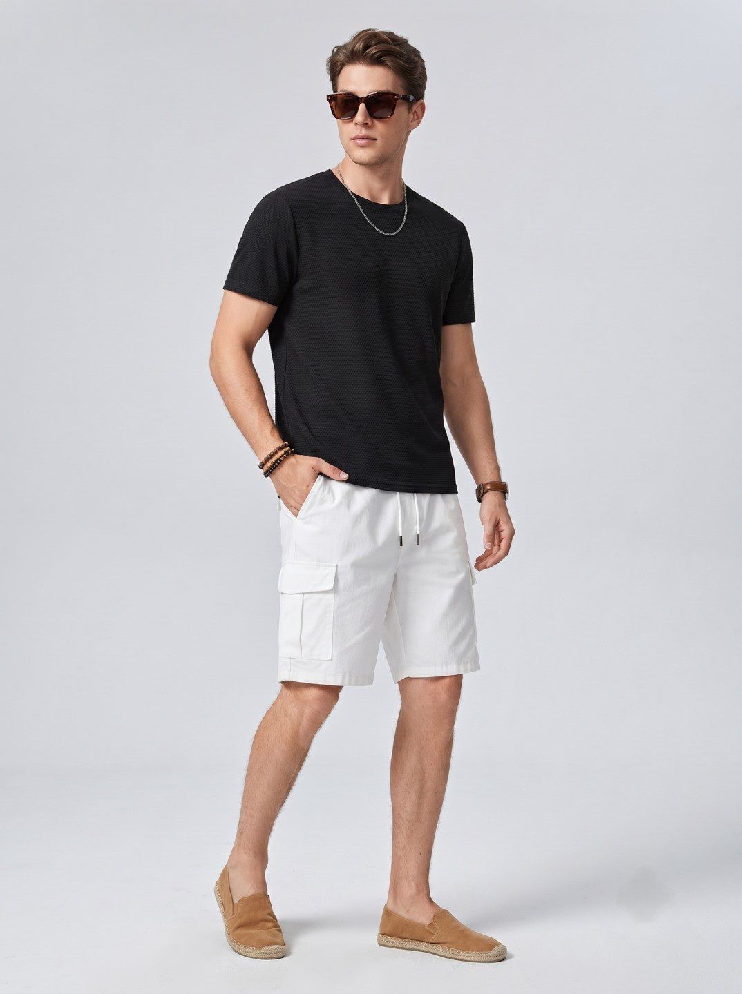 Suo Men Cargo Shorts-picture-25