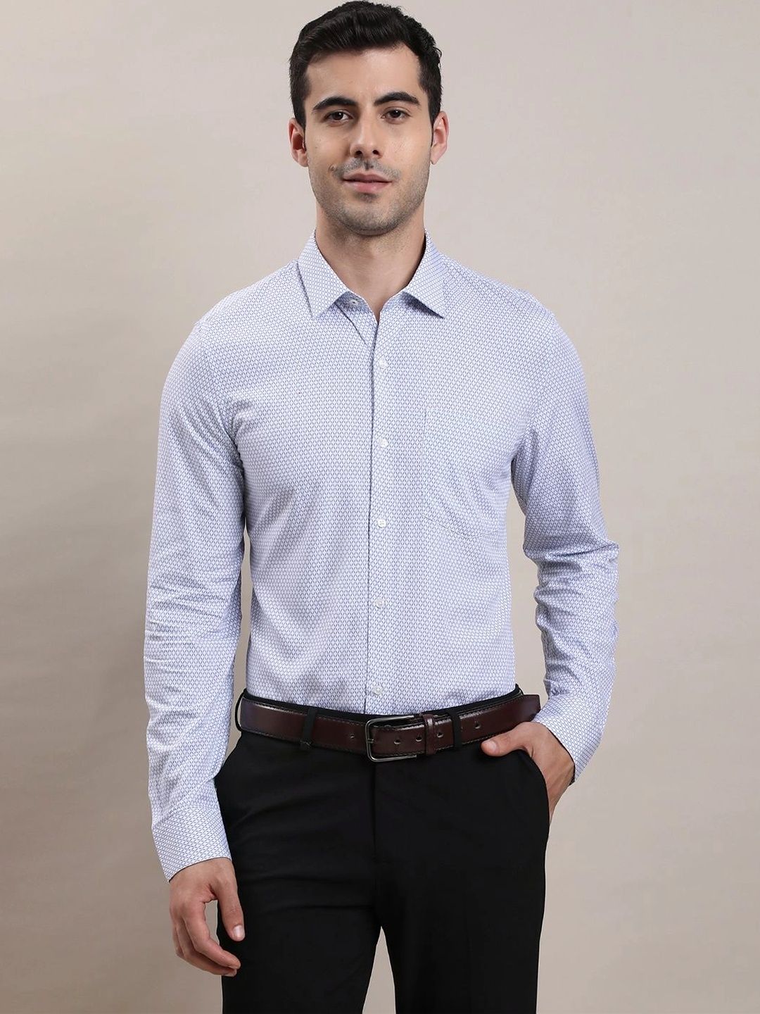 Turtle Men Standard Printed Formal Shirt-image-41