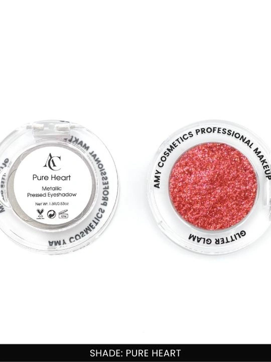 AMY LASHES Single Metallic Pressed Eyeshadow - 1.59 g - Princess Purple-image-36