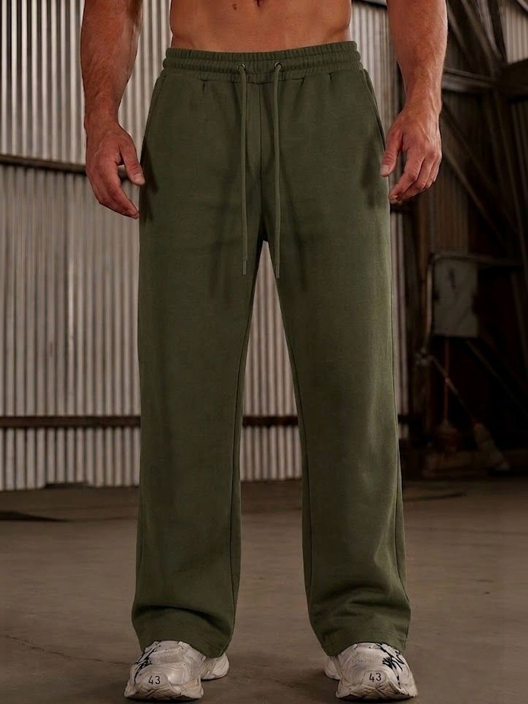 dockstreet Men Relaxed Fit Training Track Pants-picture-11