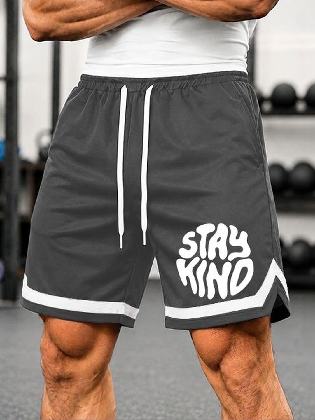 culish Men Typography Printed Training or Gym Shorts-picture-10