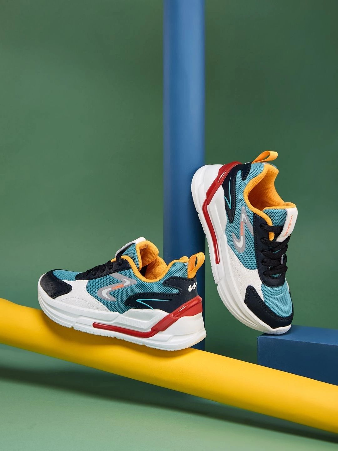 Campus Unisex Kids Colourblocked Sneakers-picture-53