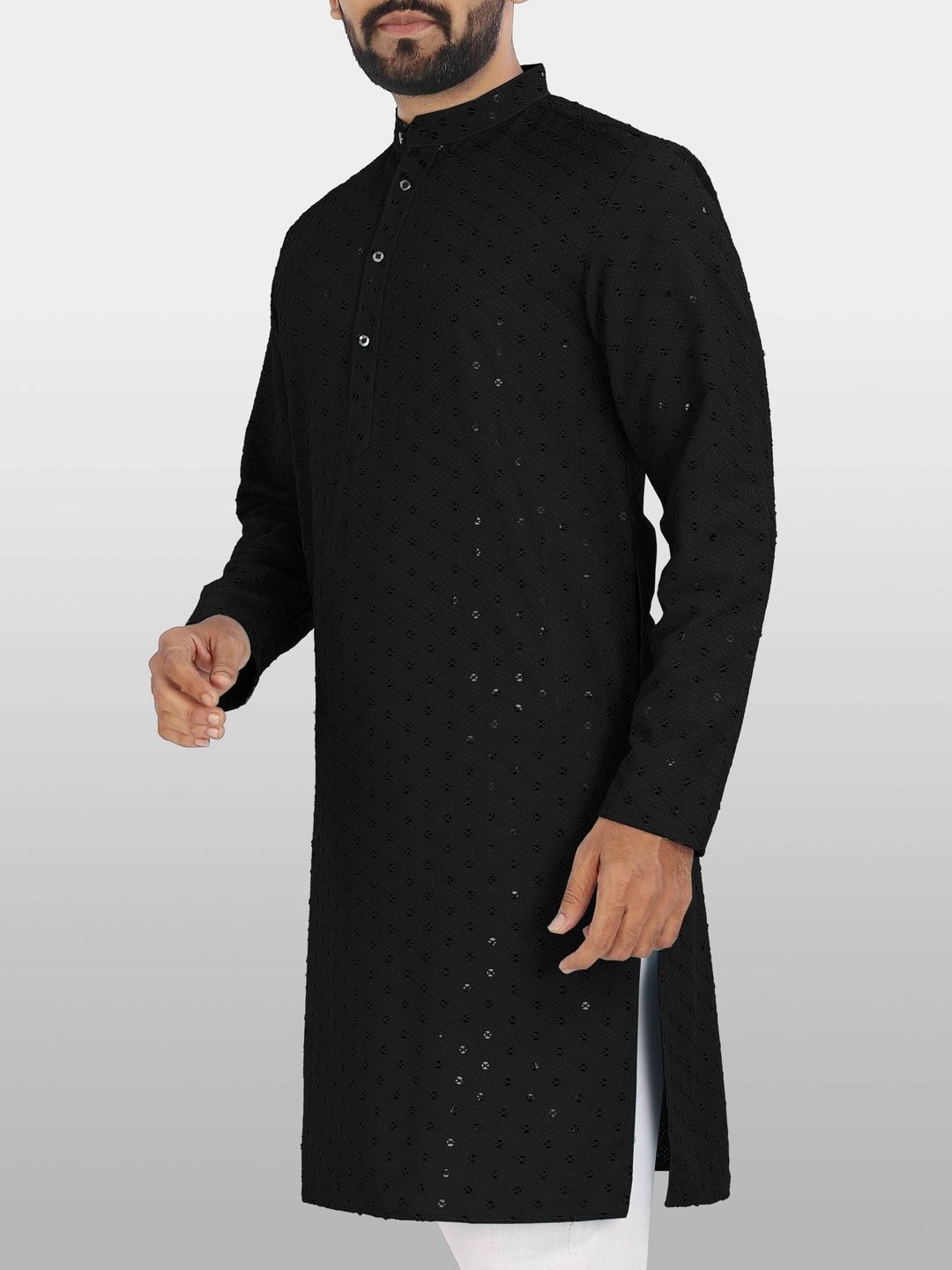 Moda Rapido Men Embroidered Chikankari Handloom Kurta-picture-39