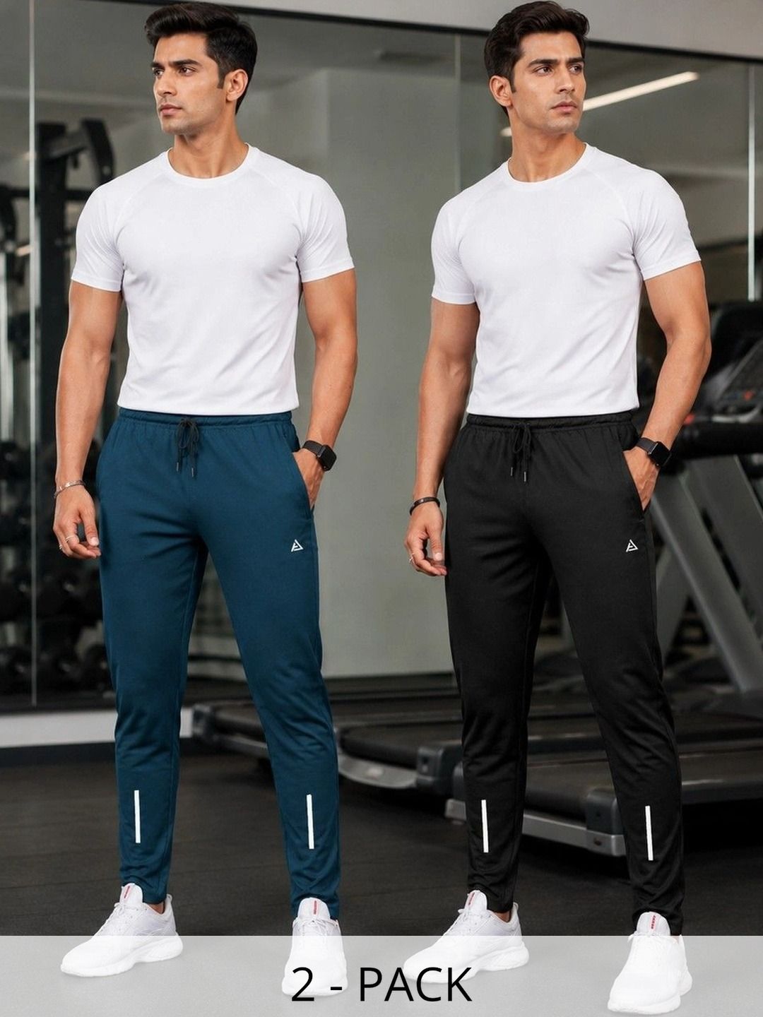 AVOLT Men Pack of 2 Regular Fit Training Joggers-picture-26